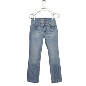 Wrangler Women Classic Fit Bootcut Denim Jeans Mid Rise Light Wash Size 3 x 30